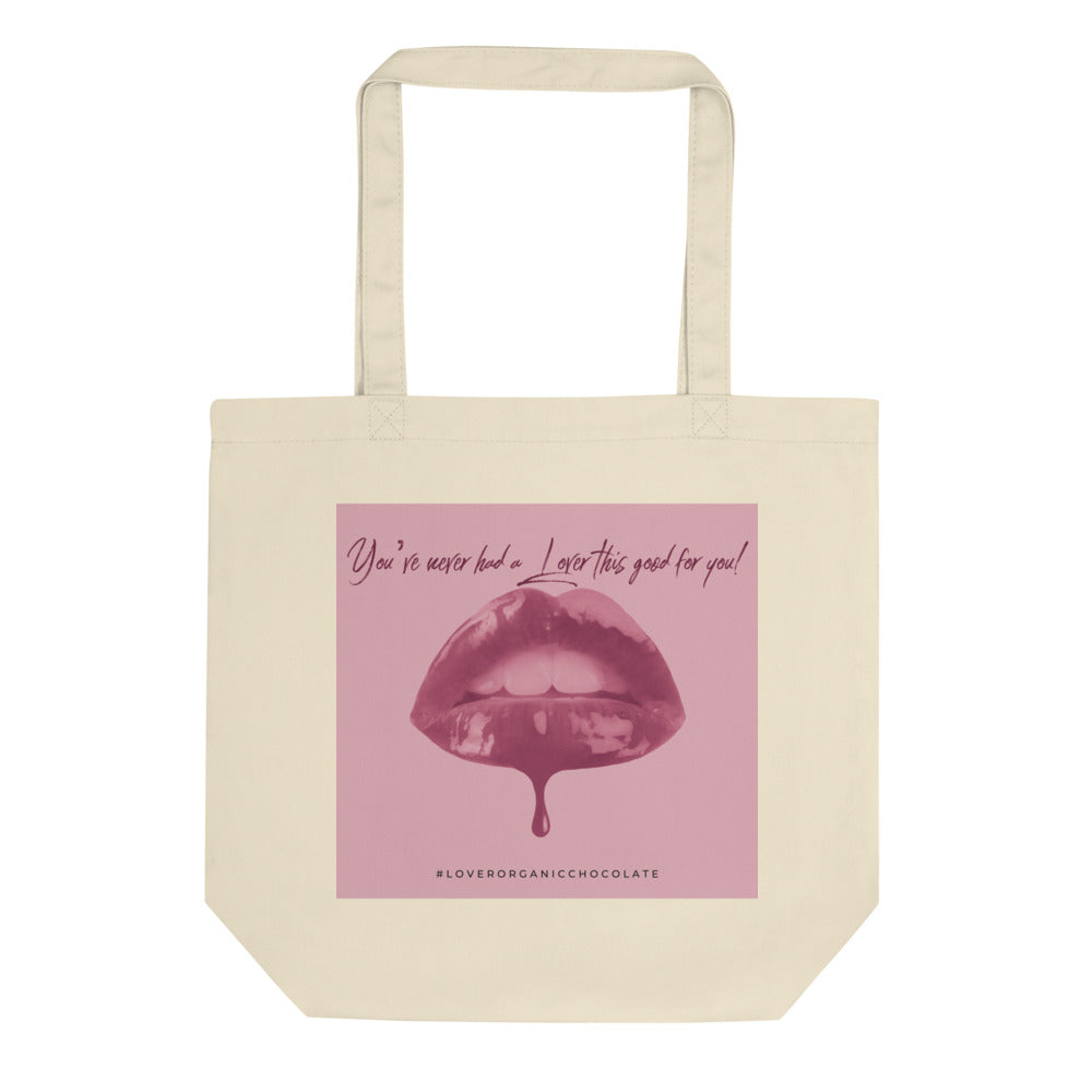 Lover Pop Art Organic Eco Tote Bag (Pink)