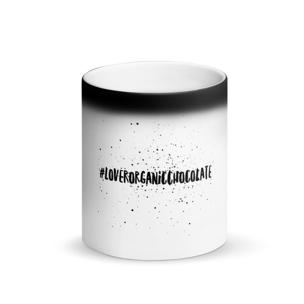 #LoverOrganicChocolate Magic Mug (Matte Black)