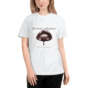 Lover Chocolate Lips / Organic Eco T-Shirt (White) Unisex